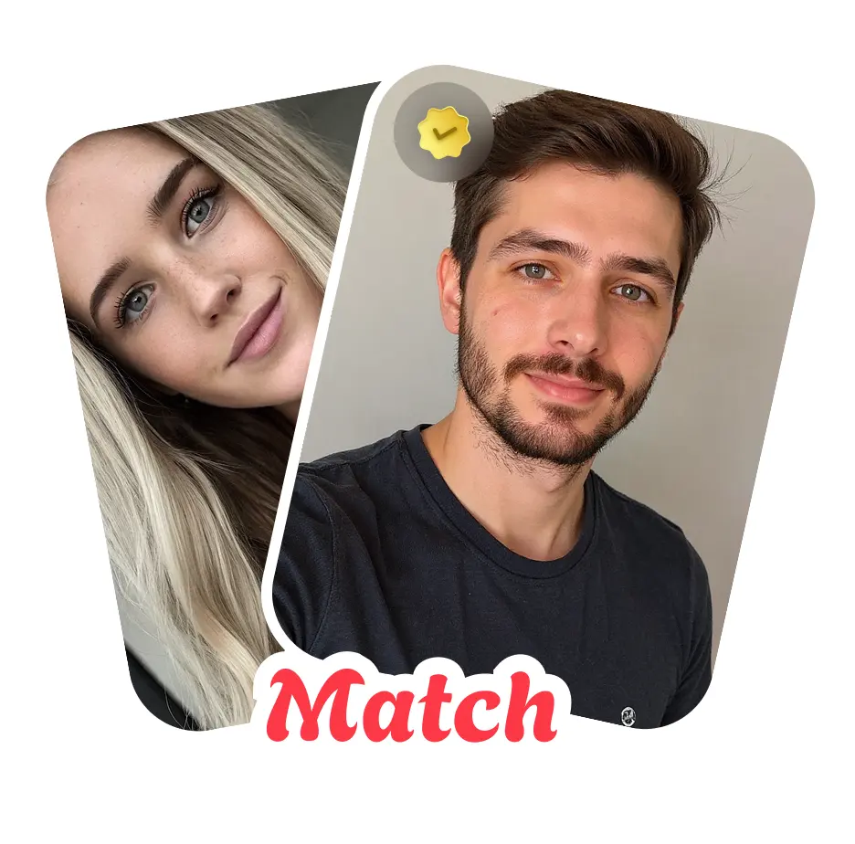 Två användarprofilkort sida vid sida