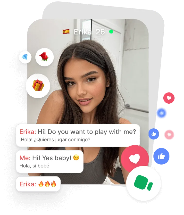 Profil de fille avec étiquettes